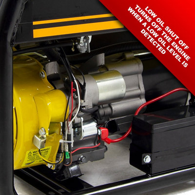 Petrol Generator Electric Start Wolf WPB4010ES 3000w 7HP - 9