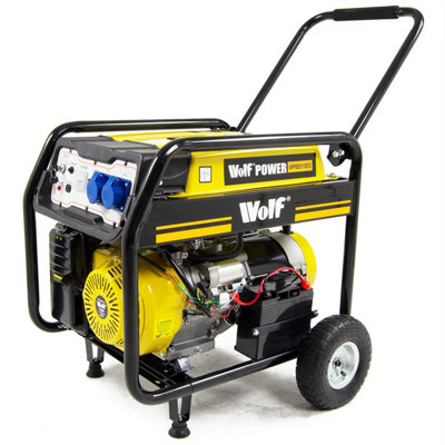 Petrol Generator Electric Start Wolf WPB8510ES 6500w 8.2KVA 15HP