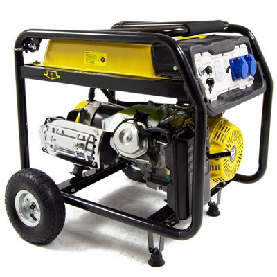 Petrol Generator Electric Start Wolf WPB8510ES 6500w 8.2KVA 15HP - 3
