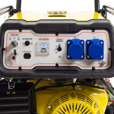 Petrol Generator Electric Start Wolf WPB8510ES 6500w 8.2KVA 15HP - 5