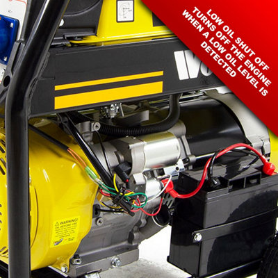Petrol Generator Electric Start Wolf WPB8510ES 6500w 8.2KVA 15HP - 9