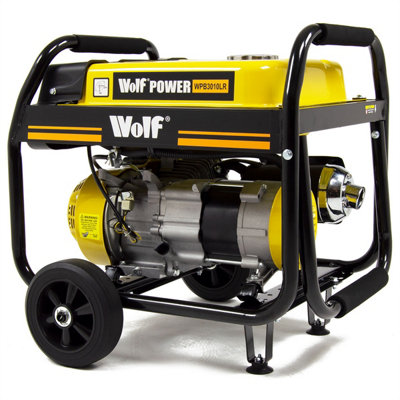 Petrol Generator Wolf  WPB3010LR 2200w 2.75KVA 6.5HP with Wheels