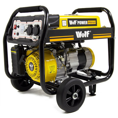 Petrol Generator Wolf  WPB3010LR 2200w 2.75KVA 6.5HP with Wheels - 3