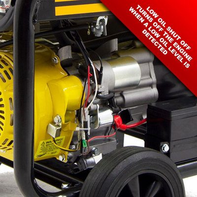 Petrol Generator Wolf WPB4010ES 3000w 3.75KVA 7HP with Wheels - 8