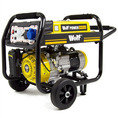 Petrol Generator Wolf WPB4010LR 3000w 3.75KVA 7HP with Wheels
