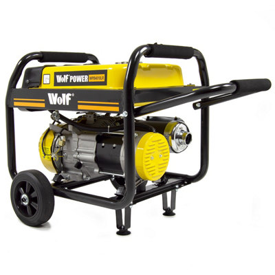 Petrol Generator Wolf WPB4010LR 3000w 3.75KVA 7HP with Wheels - 4