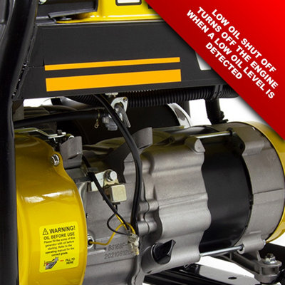 Petrol Generator Wolf WPB4010LR 3000w 3.75KVA 7HP with Wheels - 9