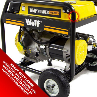 Petrol Generator Wolf WPB7510LR 5500w 6.9KVA 13HP - 8