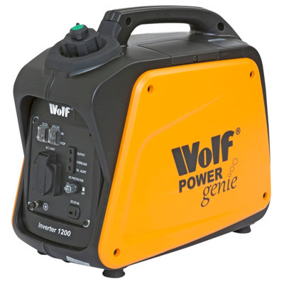 Petrol Inverter Generator Wolf WPG1200 1200w 1.49Kva 4HP