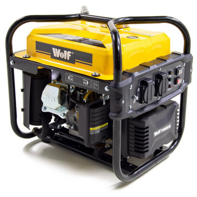 Petrol Inverter Generator Wolf WPG2500i 2000w 2.5KVA 3.5HP 4 Stroke