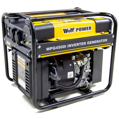 Petrol Inverter Generator Wolf WPG4500i 3500w 4.3KVA 6HP 4 Stroke