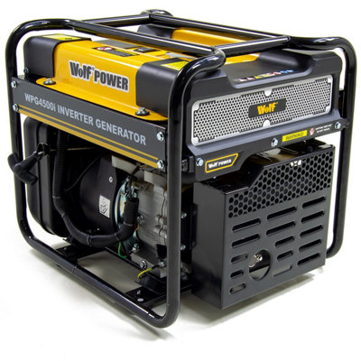 Petrol Inverter Generator Wolf WPG4500i 3500w 4.3KVA 6HP 4 Stroke - 4