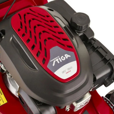 Petrol lawn mower HP41 39cm cutting width Powerful Engine Hand-propelled