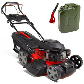 Petrol Lawn Mower Wolf Fox 4 Blades 510E 20", 51cm, Electric Start, Self Propelled