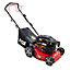 Petrol Lawn Mower Wolf Fox with Turbo Vac Suction 16", 41cm, 139cc, Recoil, Self Propelled, Steel Deck