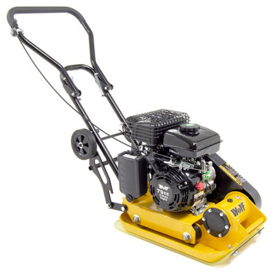 Petrol Plate Compactor Wolf 8200N 79cc Wacker with Wheels & Paving Pad