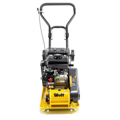 Petrol Plate Compactor Wolf 8200N 79cc Wacker with Wheels & Paving Pad - 5