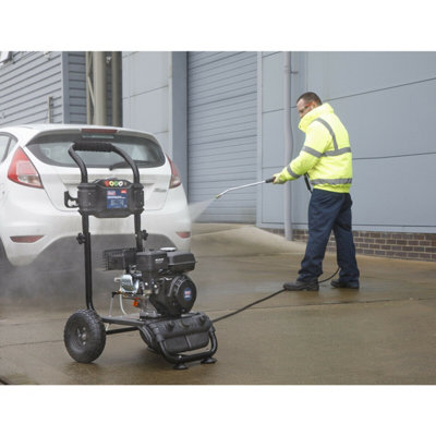 Petrol Powered Pressure Washer 6.5hp Engine 220bar 5m