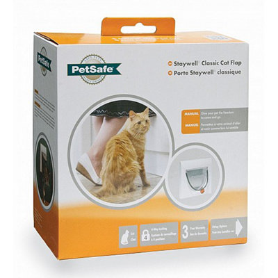 PetSafe 917EF Classic Cat Flap Manual DIY at B Q