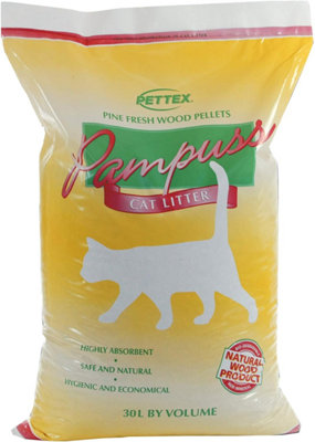 Pettex Pampuss Woodbase Cat Litter 30 Litre