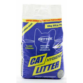 Pettex Premium Grey Cat Litter Granules 10kg