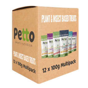 Petto Dog Treats Mixed Case 12 units (2x6)