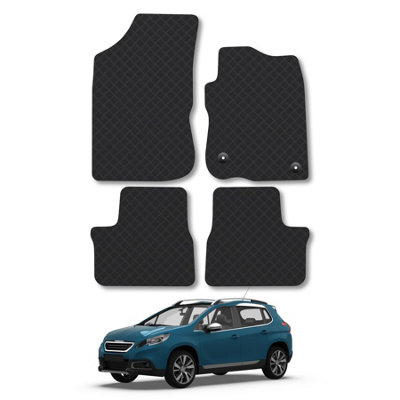 Peugeot 2008 2013-2016 Velour Mats Set - 1610565180
