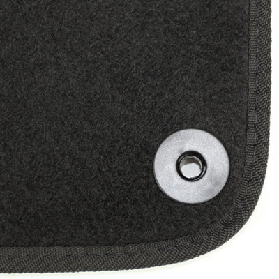 Peugeot 308 Mk1 2007-2013 Fully Tailored Carpet Car Mats Black 4pc Floor Mat Set - 7