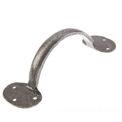 Pewter Cabinet Handle 165x50mm - Stylish and Durable - Kitchen Drawer Pull Handle