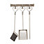 Pewter Heart Wall Hanging 3pc Fireside Companion Set