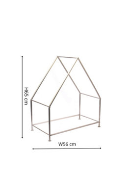 Pewter House Log Holder Height 65cm Price Comparisons | Compare The Build
