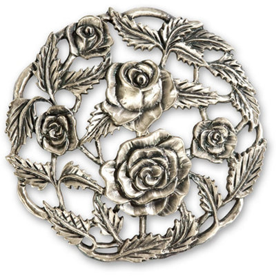Pewter Lid - Rose - Project Kits Accessories