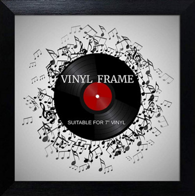 PF&A Oxford Black 7" Vinyl Frame With Glass