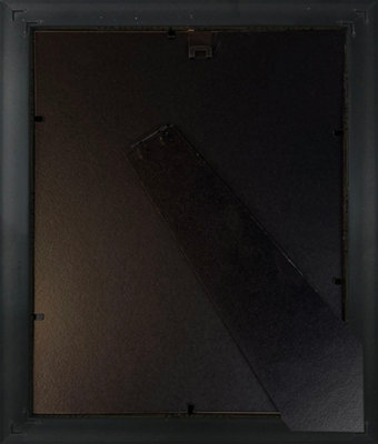 PF&A Oxford Black 8x6" Picture Frame For 6x4" Picture With Glass