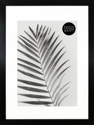 PF&A Oxford Black A3 Frame for A4 Print With Glass DIY at B&Q