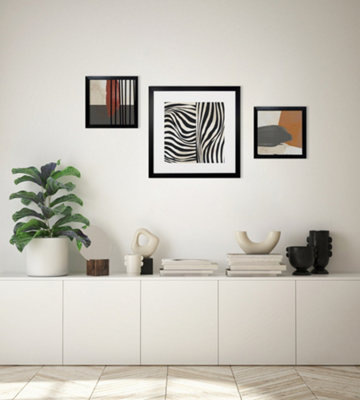 PF A Oxford Black Square 16x16 Frame For 12x12 Picture
