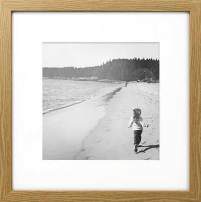 PF&A Oxford Oak 12x12" Picture Frame For 8x8" Picture With Glass