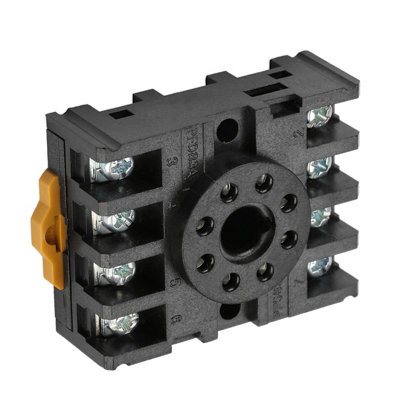 PF083A 8-Pin Power Relay Base Socket Compatible with MK2P AH3 Time Relay