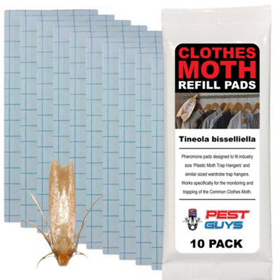 PG 10 Pack Pheromone Pads Refill Replacement Common Clothes Moth ...