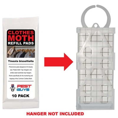 PG 10 Pack Pheromone Pads Refill Replacement Common Clothes Moth ...