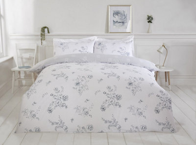 PH Sadie Cotton Duvet Set by Rapport | DIY at B&Q