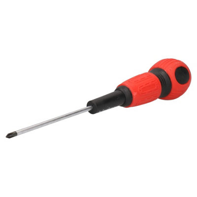 PH1 Phillips Cross Point Screwdriver Magnetic Tip Rubber Handle 240mm Length