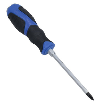 PH1 x 100mm Phillips Premium Screwdriver Magnetic Hardened Tip + Rubber Grip