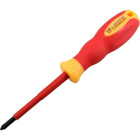 PH1 x 80mm VDE Insulated Soft Grip Electrical Electricians Screwdriver Phillips