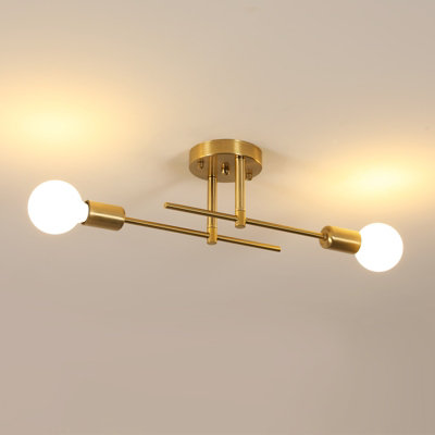 Pheashine Chandelier, E27 Ceiling Lamp,gold Modern Ceiling Light for ...