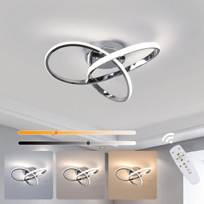 Pheashine Dimmable LED Ceiling Light,36W 4050lm Dia 40cm 3000K 6500K ...