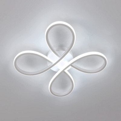 Pheashine Modern LED Ceiling Light 28W Flower Design 6000K Cold Modern ...