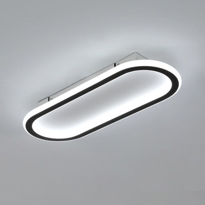 Pheashine Modern LED Flush Mount Ceiling Lamp, Rectangular ceiling ...