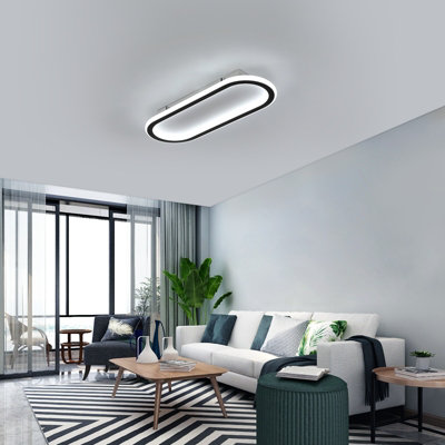 Pheashine Modern LED Flush Mount Ceiling Lamp, Rectangular ceiling ...