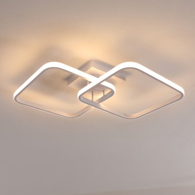 Pheashine Sleek Modern LED Ceiling Light 3000K for Home Hallway Office ...